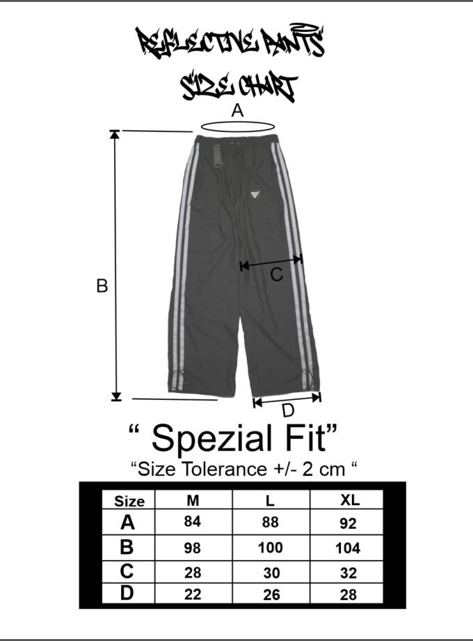 Wild Pleasure - Track Pants Nilon Crinkle Reflective Gorpcore Unisex Streetwear Techwear