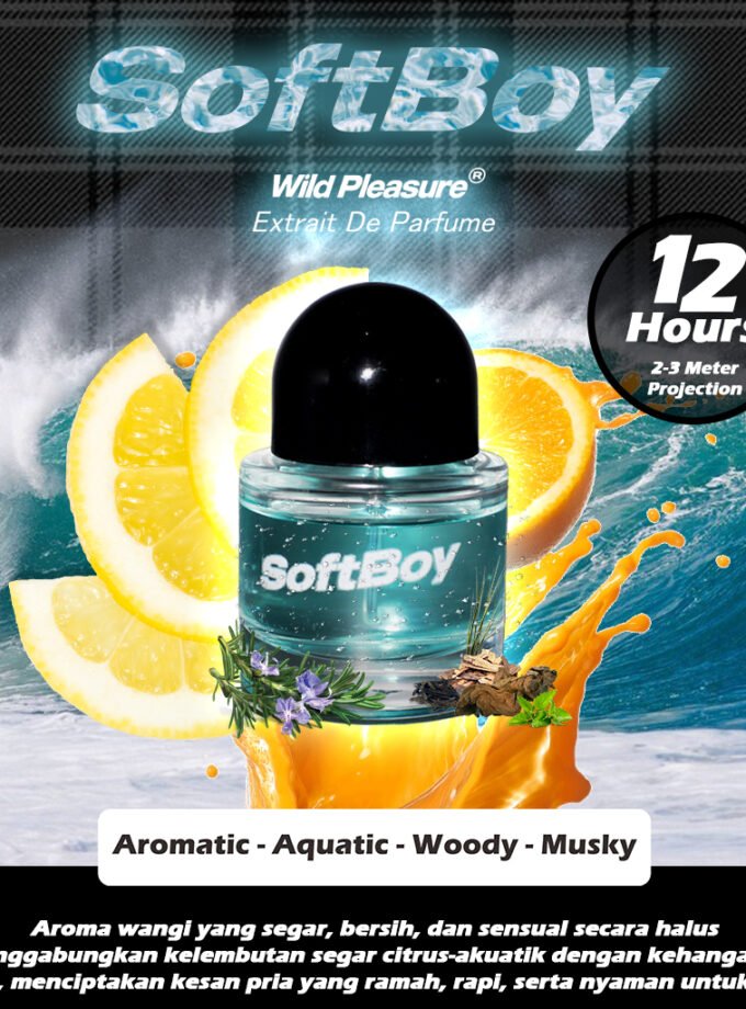 Wild Pleasure - Extrait De Parfum Man Luxury Essentials 12 Jam Proyeksi 2-3 Meter fresh