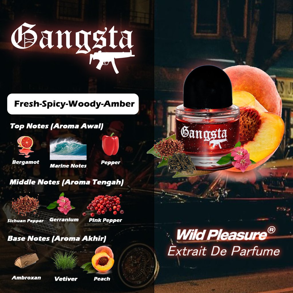 Wild Pleasure - Extrait De Parfum Man Luxury Essentials 12 Jam Proyeksi 2-3 Meter fresh - Gambar 9